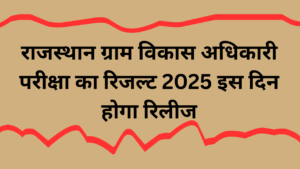 Rajasthan VDO Result 2025