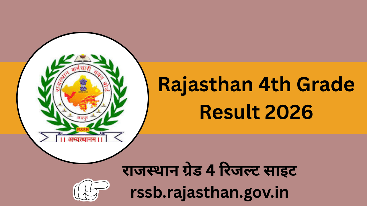 Rajasthan 4th Grade Result 2026
