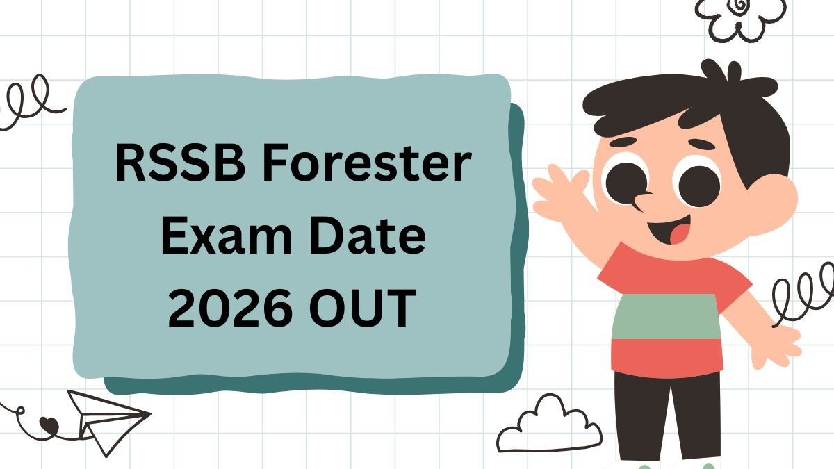 Rajasthan Forester Exam Date 2026 OUT