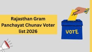Rajasthan Gram Panchayat Chunav Voter list 2026
