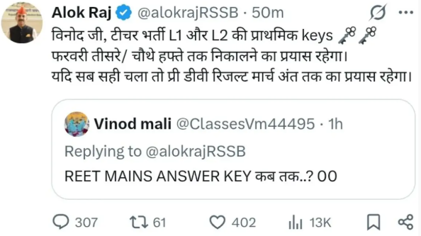 REET 2026 Answer Key