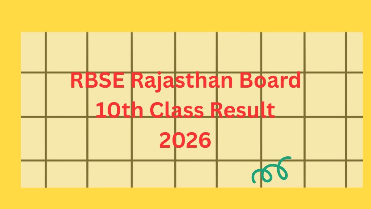 RBSE Rajasthan Board 10th Class Result 2026