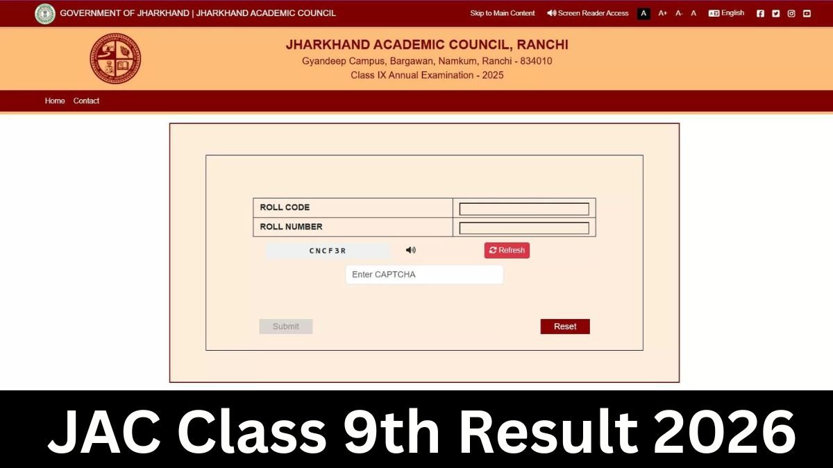 JAC Class 9th Result 2026